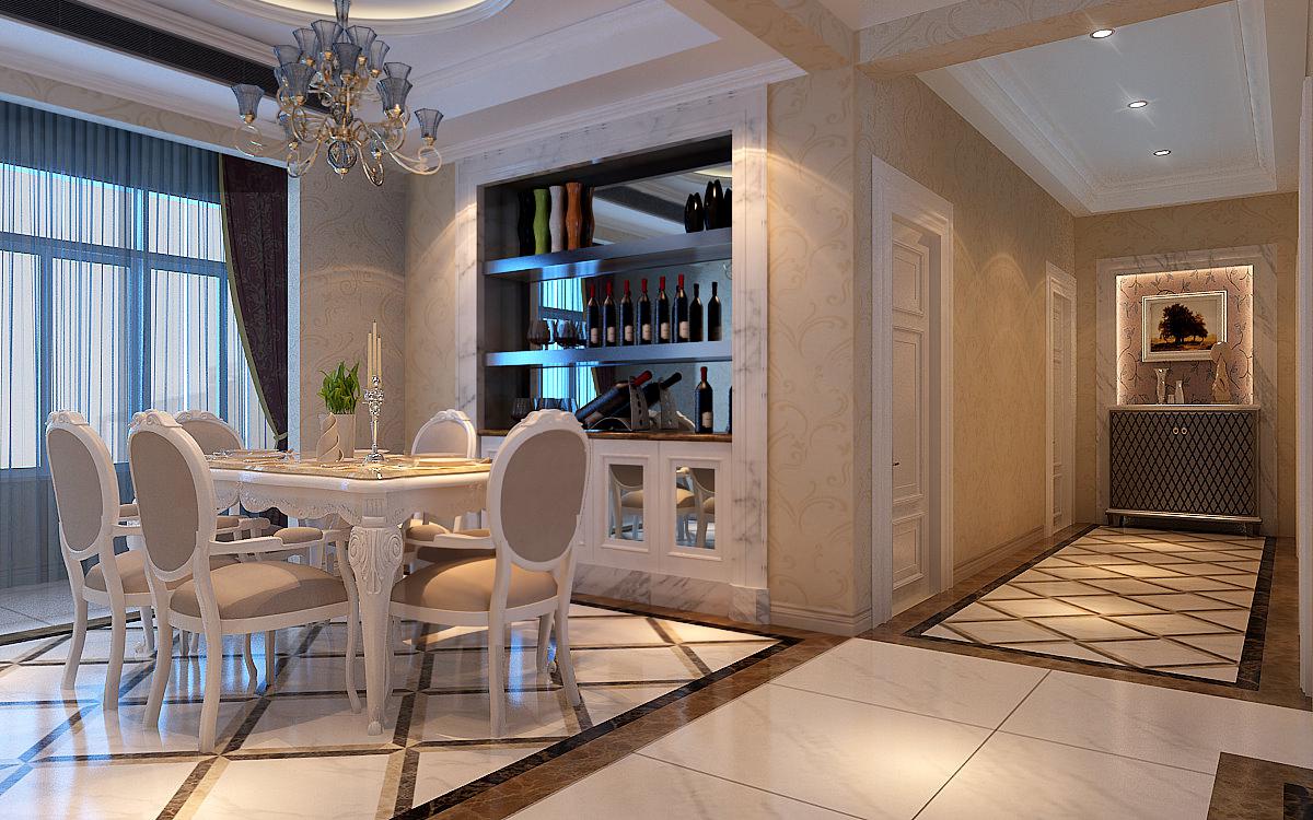 龍湖香醍160平歐式風(fēng)格設(shè)計(jì)方案
