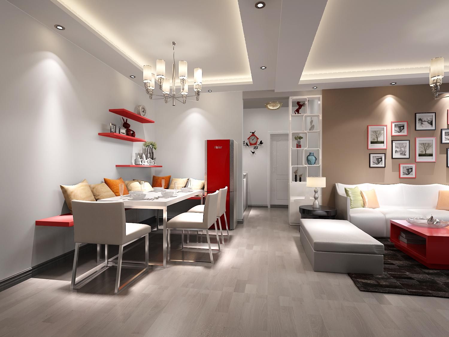 高科尚都130平現(xiàn)代簡約風格設(shè)計方案