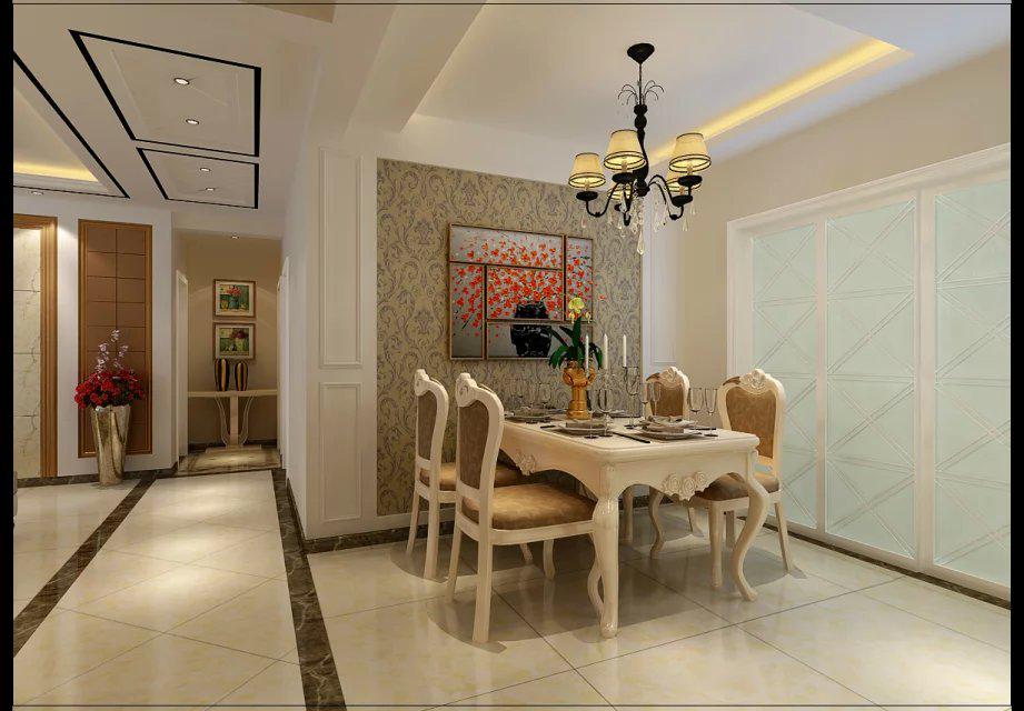 中建開元壹號160平簡歐風格設計方案