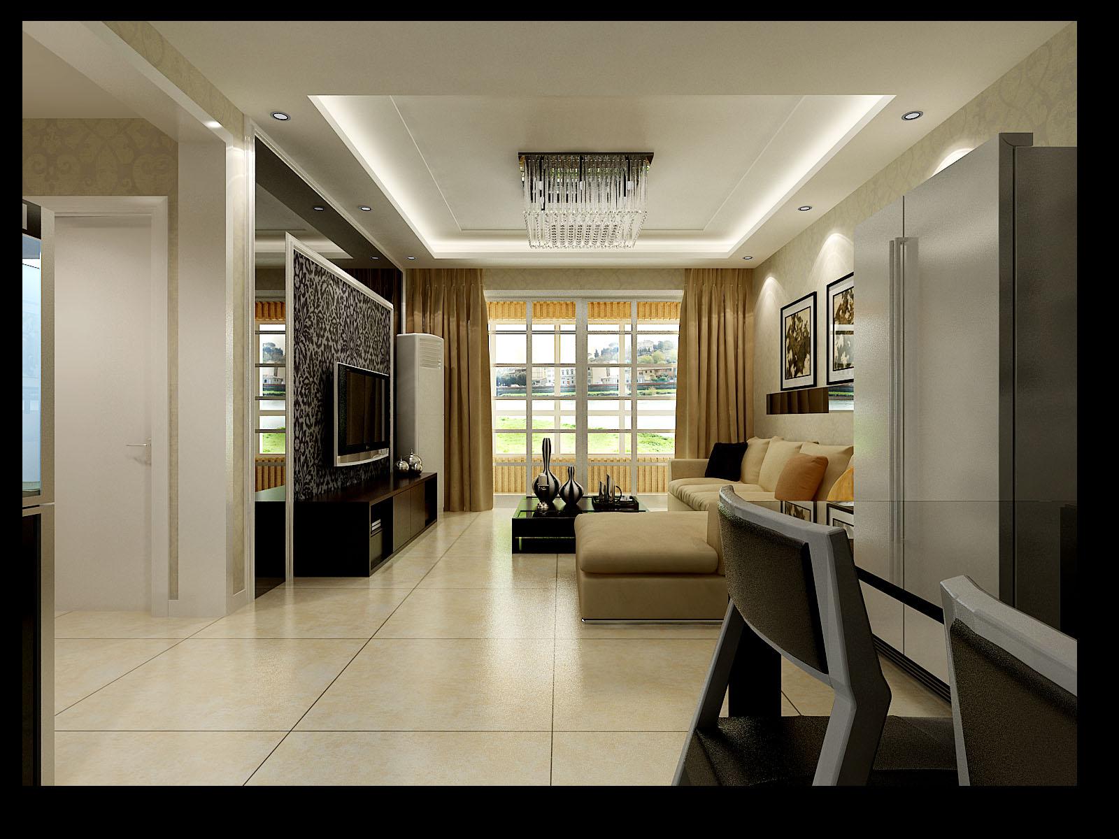 水韻星城95平米簡約風(fēng)格設(shè)計(jì)方案