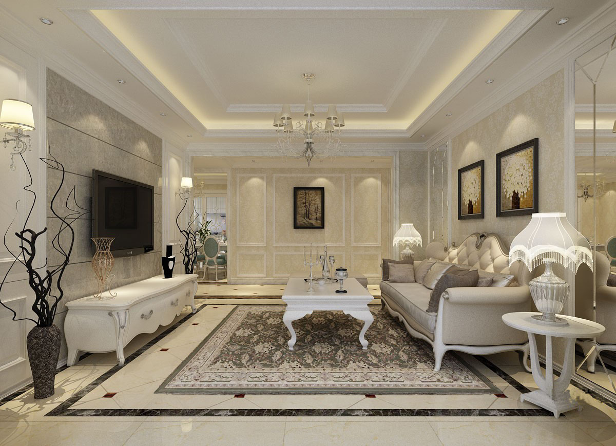 中海·開(kāi)元壹號(hào)137平簡(jiǎn)歐風(fēng)格設(shè)計(jì)方案