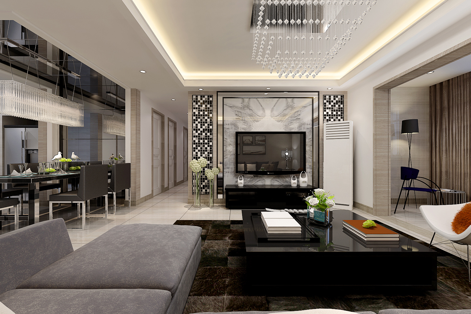 西溪里115平三居室簡(jiǎn)約風(fēng)格方案