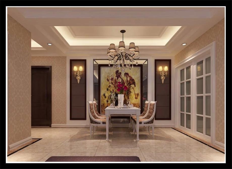 戶縣/天慧國(guó)際130平歐式風(fēng)格設(shè)計(jì)方案