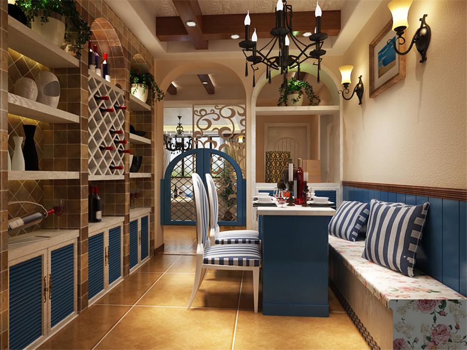 天慧國際128平地中海風格設計方案