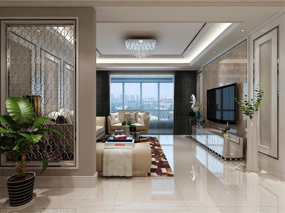 曲江亮麗家園160平歐式風格設計方案