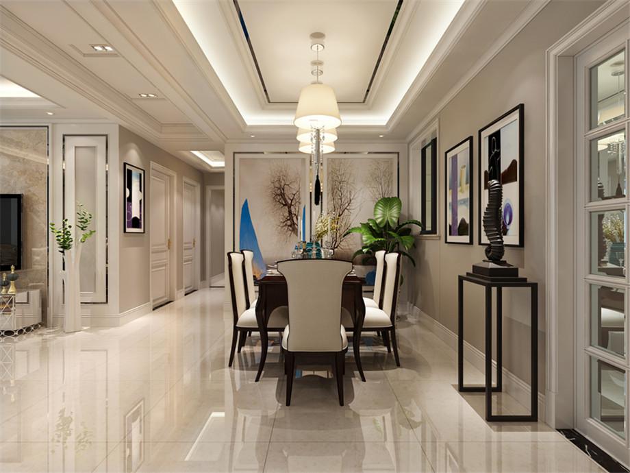 曲江亮麗家園160平歐式風格設計方案