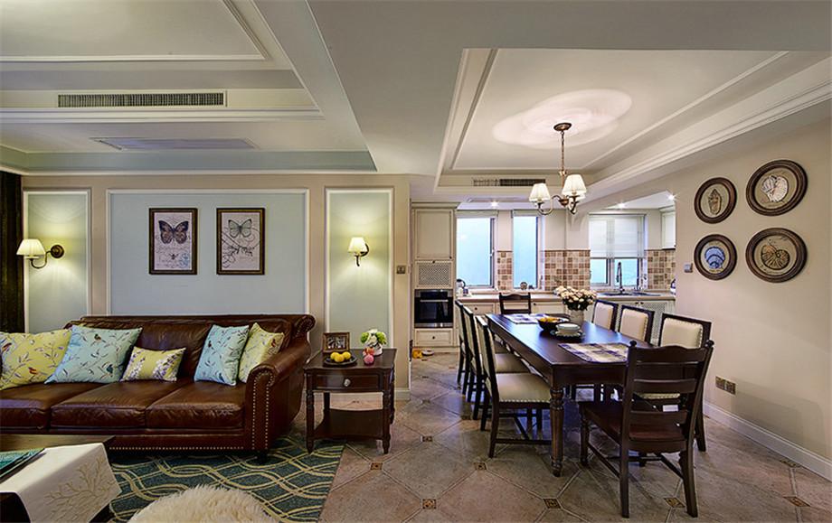 融僑城150平美式鄉(xiāng)村風格設計方案