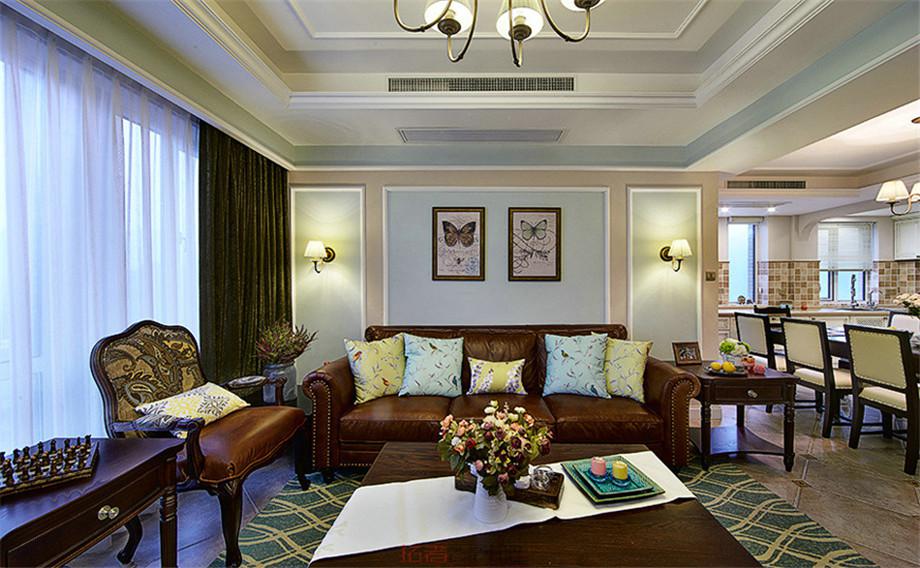 融僑城150平美式鄉(xiāng)村風格設計方案