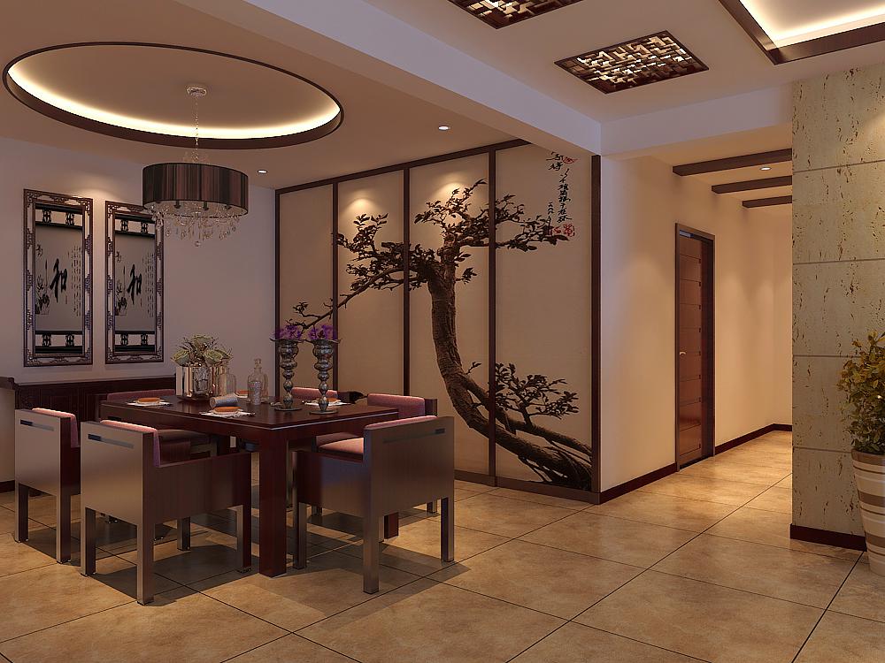 公路局家屬院140平簡約中式風(fēng)格設(shè)計(jì)方案