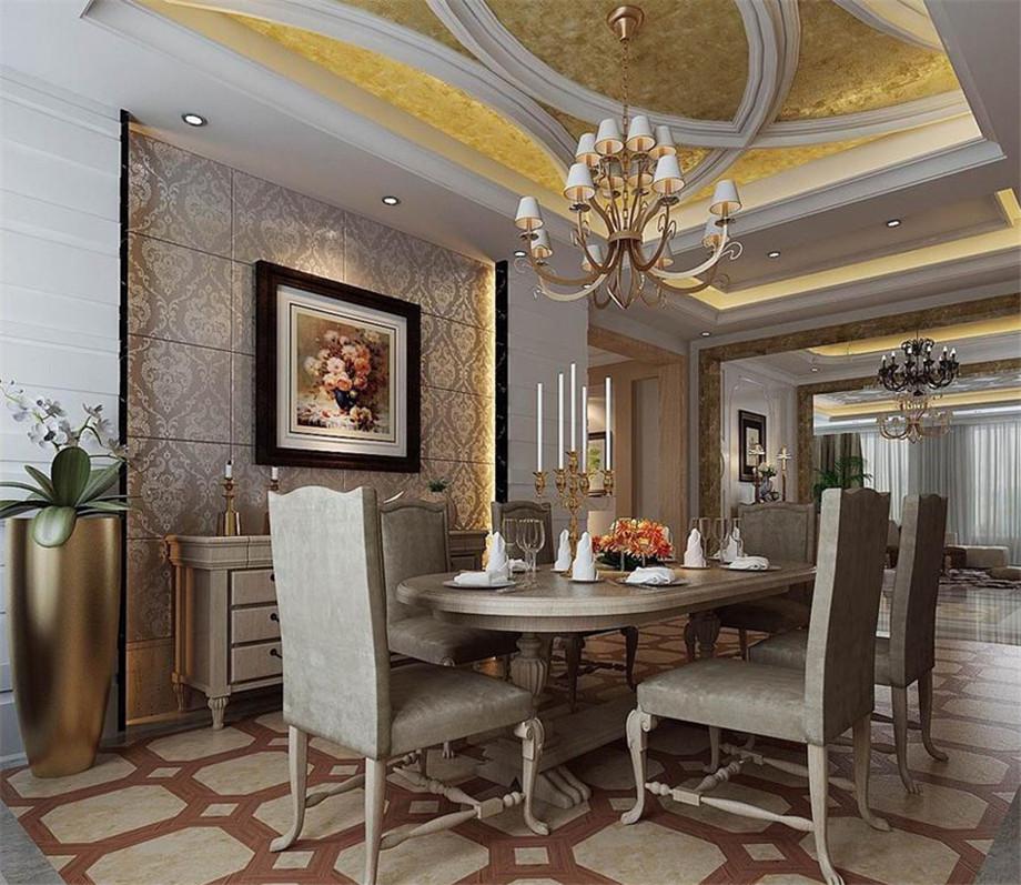 金地湖城大境245平歐式風(fēng)格設(shè)計方案