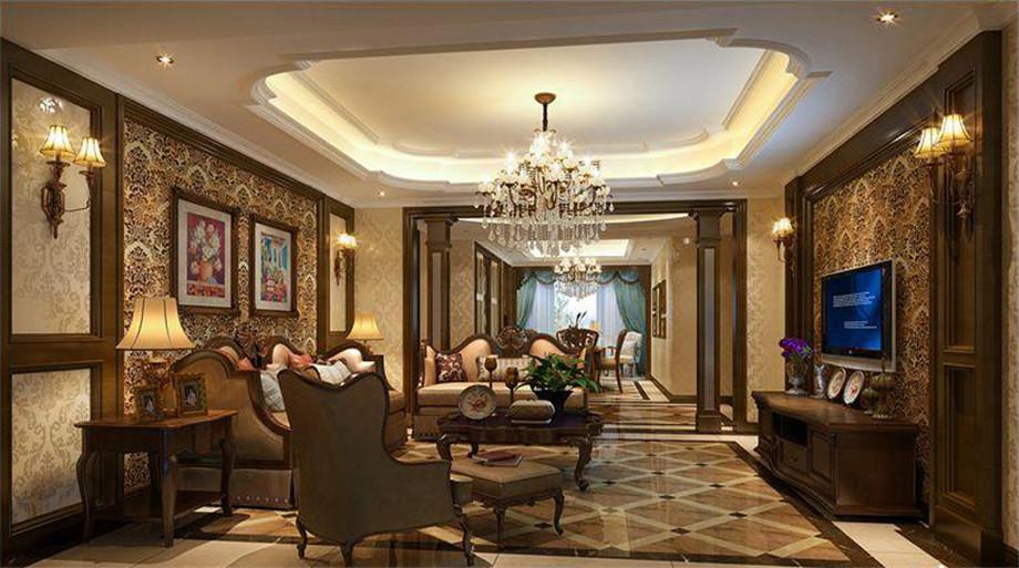 西安工業(yè)大學(xué)189平美式鄉(xiāng)村風(fēng)格設(shè)計(jì)方案