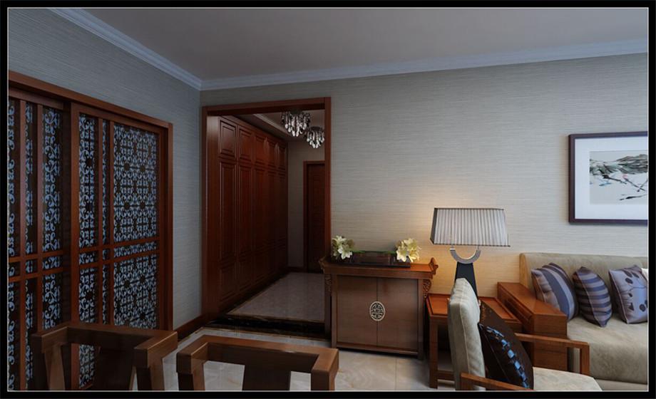 鐵路小區(qū)135平新中式風(fēng)格設(shè)計(jì)方案