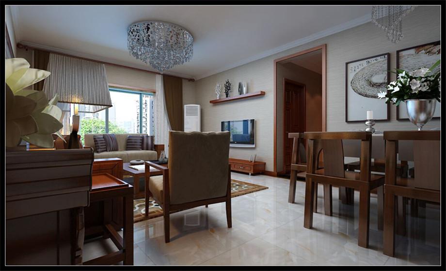 鐵路小區(qū)135平新中式風(fēng)格設(shè)計(jì)方案