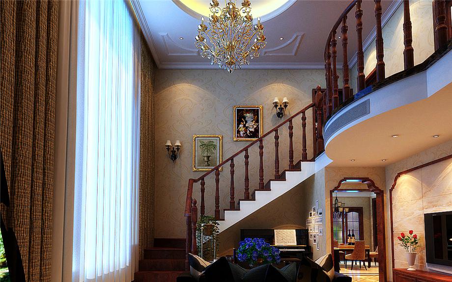 建大洋行220平歐式風格設(shè)計方案