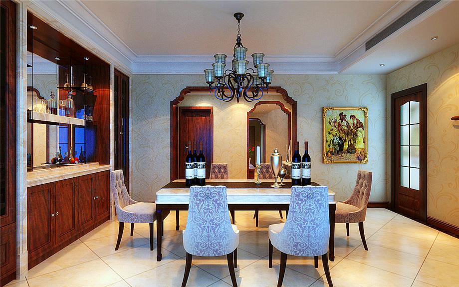 建大洋行220平歐式風格設(shè)計方案