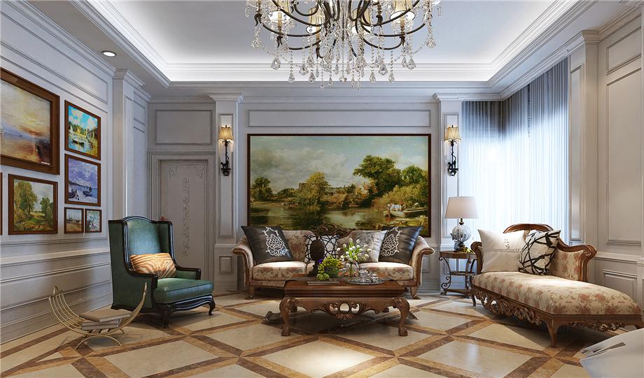 曲江紫汀苑160平混搭風(fēng)格設(shè)計方案