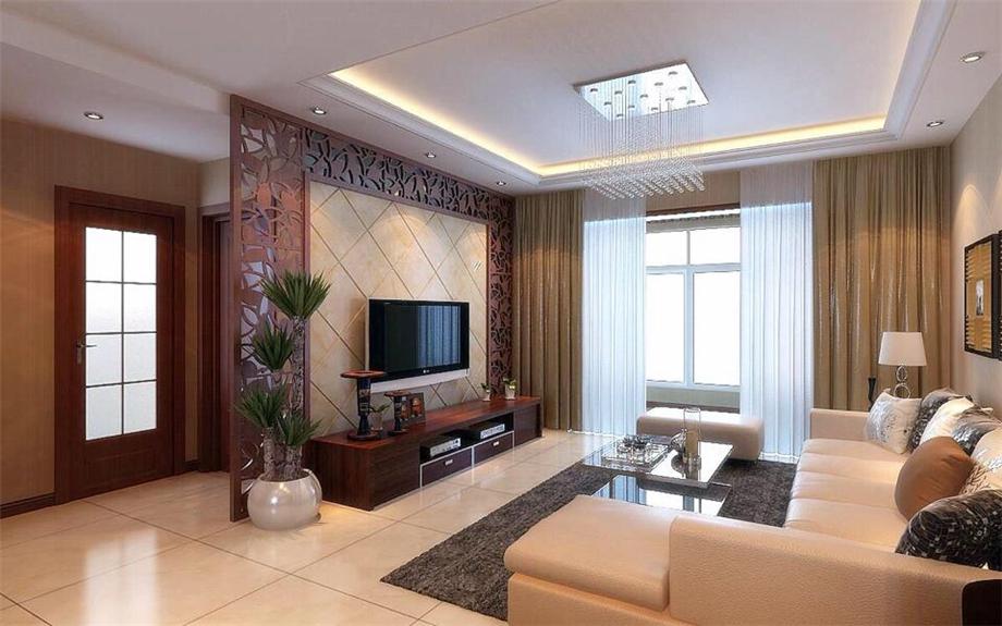 綠地生態(tài)國際城90平米中式風格設計方案