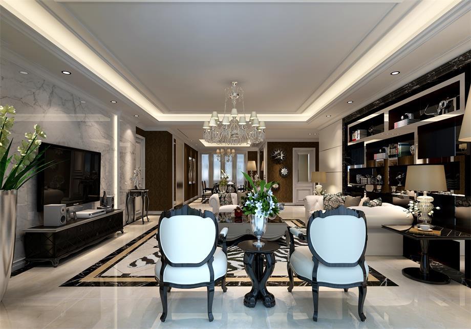 萬象春天小區(qū)160平新古典風(fēng)格設(shè)計(jì)方案