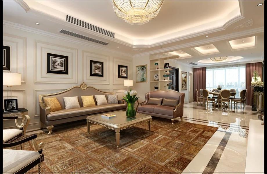 金泰新理城140平新古典風(fēng)格設(shè)計方案