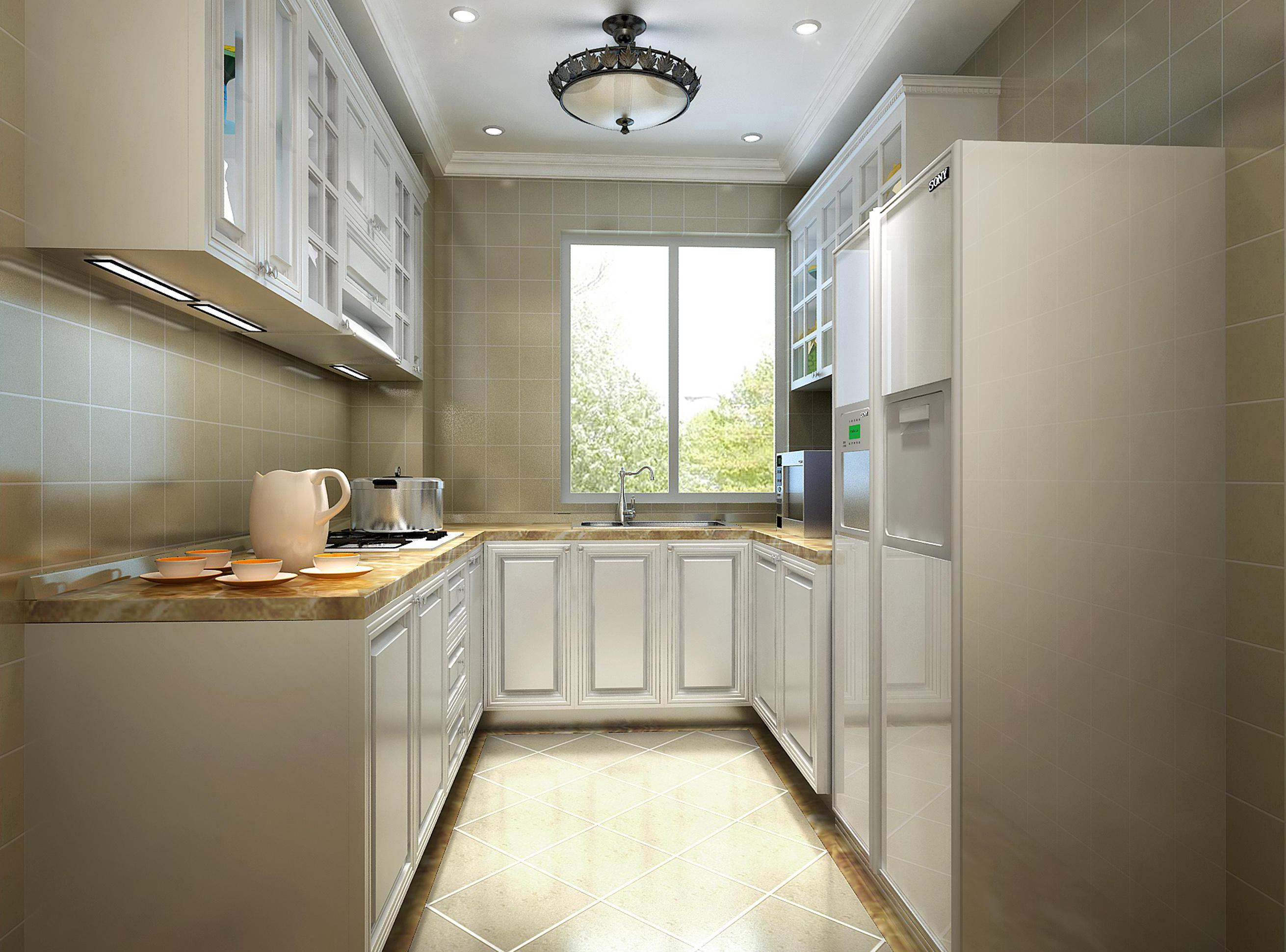 文景觀園140平簡歐風格設(shè)計方案