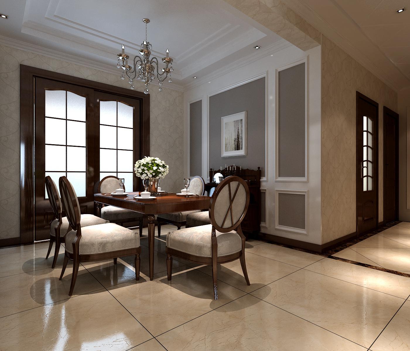 政法大學(xué)160平歐式風(fēng)格設(shè)計(jì)方案