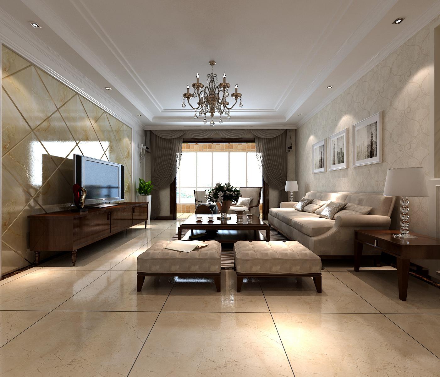 政法大學(xué)160平歐式風(fēng)格設(shè)計(jì)方案