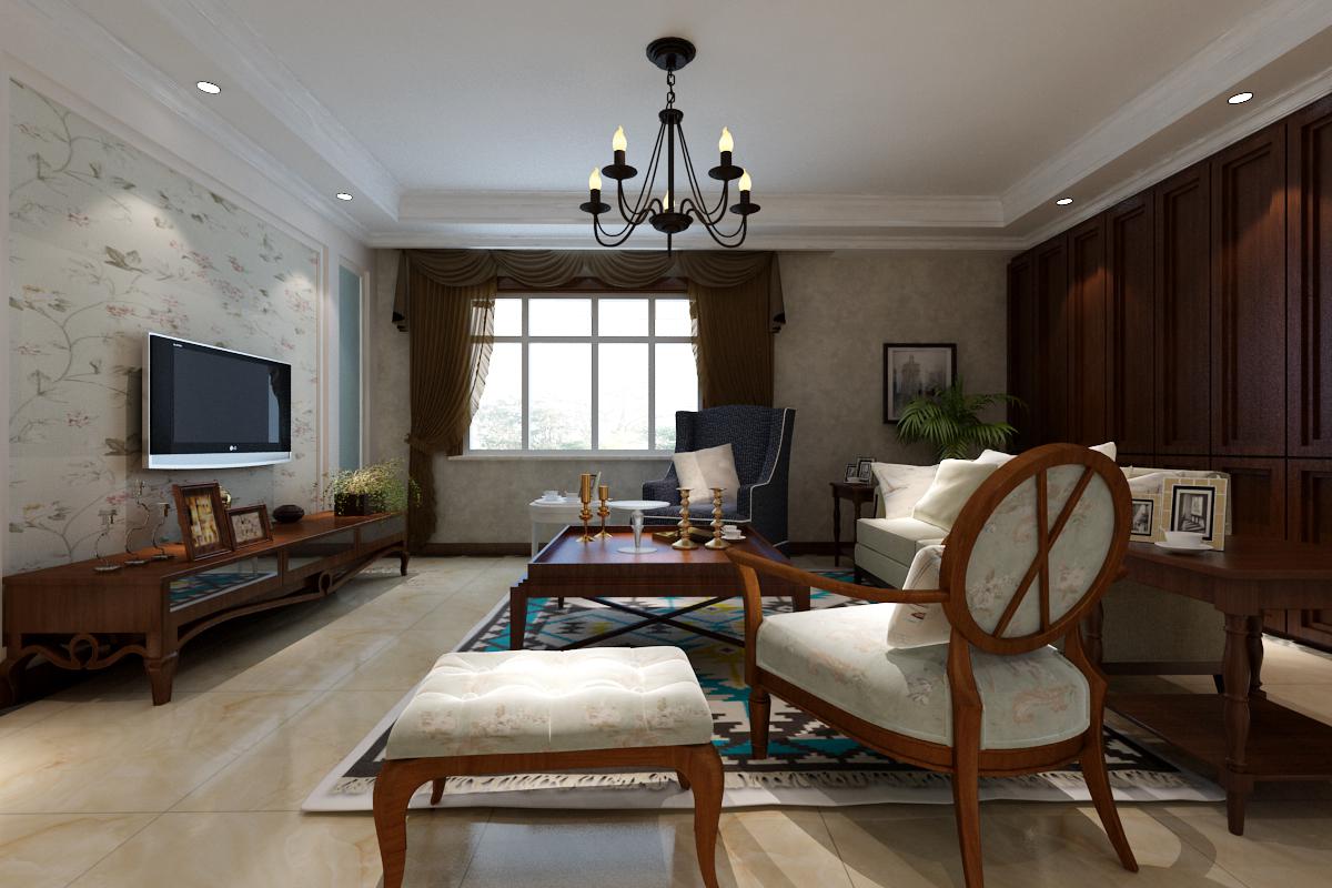 海德堡140平美式鄉(xiāng)村風格設計方案