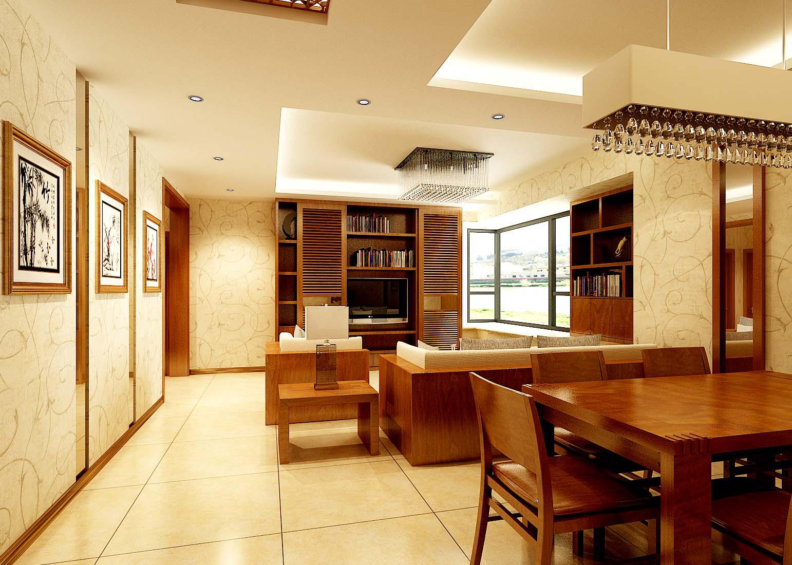 逸翠園120平米新中式風(fēng)格設(shè)計(jì)方案