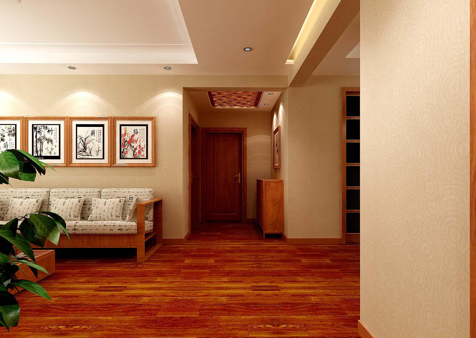 紫薇東進111平米新中式風格設計方案