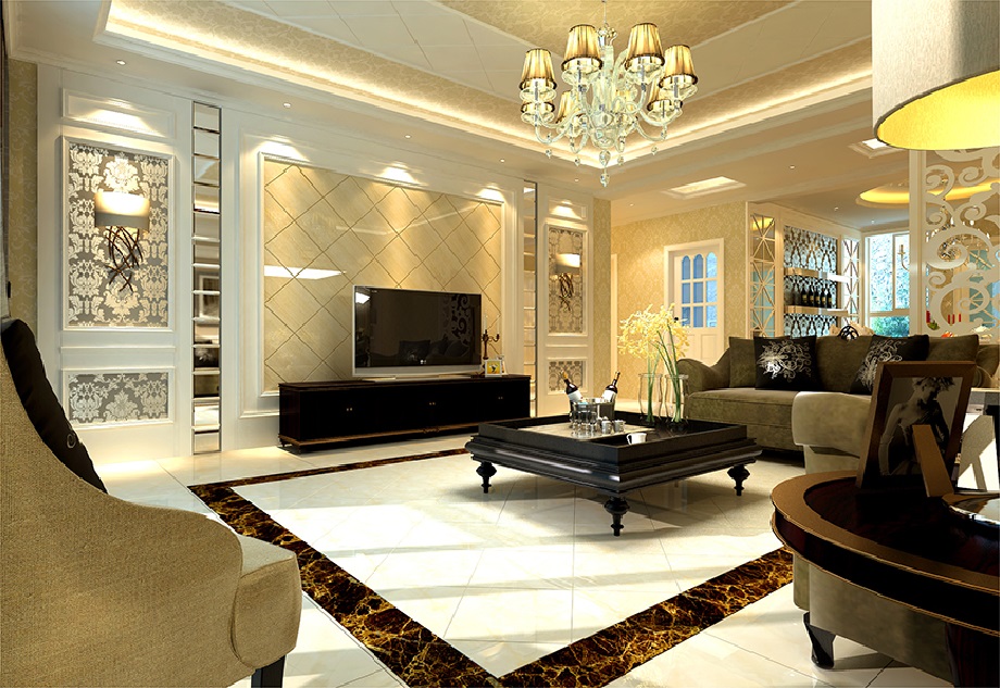 鐵一中濱河小區(qū)180平歐式風(fēng)格設(shè)計(jì)方案