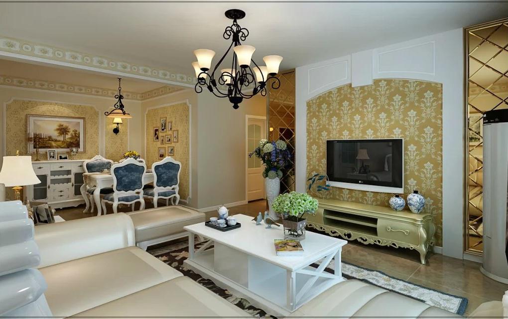 亮麗家園136平歐式風(fēng)格設(shè)計方案