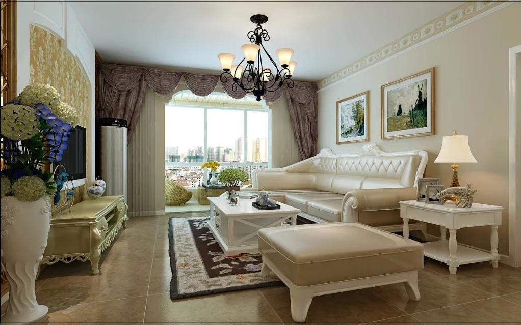亮麗家園136平歐式風(fēng)格設(shè)計方案