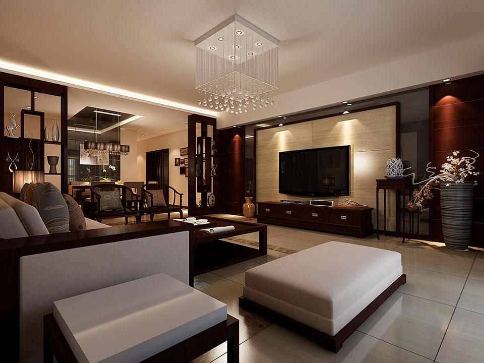 紫薇東進(jìn)180平米中式風(fēng)格設(shè)計(jì)方案