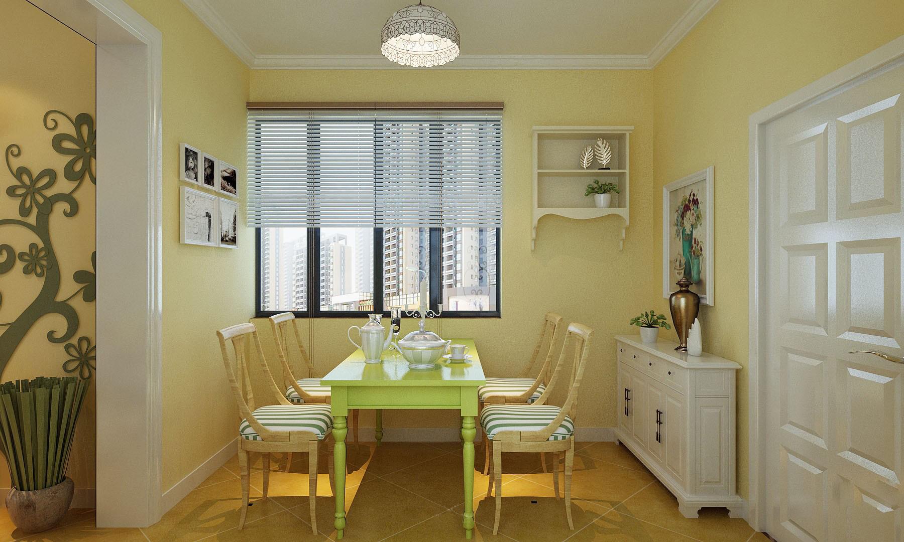 魏瑪公館98平田園風格設(shè)計方案