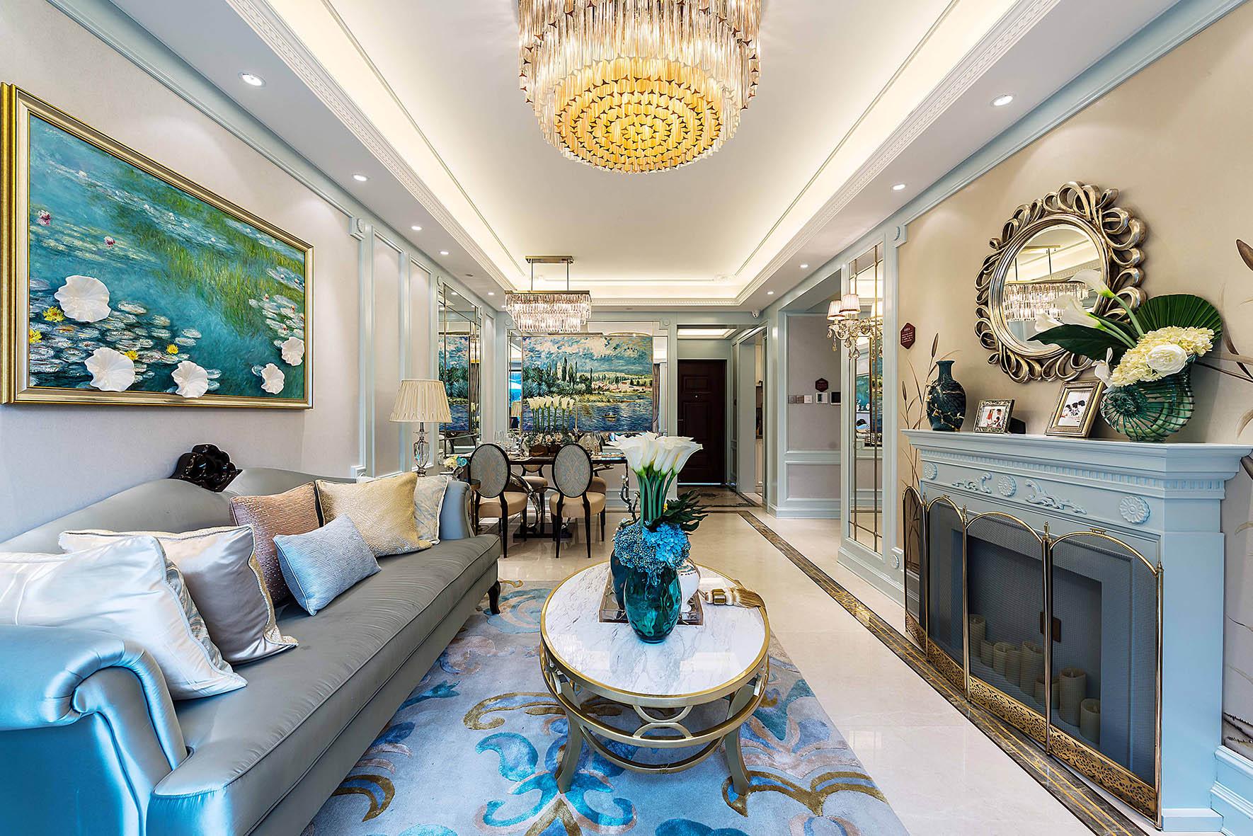 保利·香檳133平法式風(fēng)格設(shè)計(jì)方案