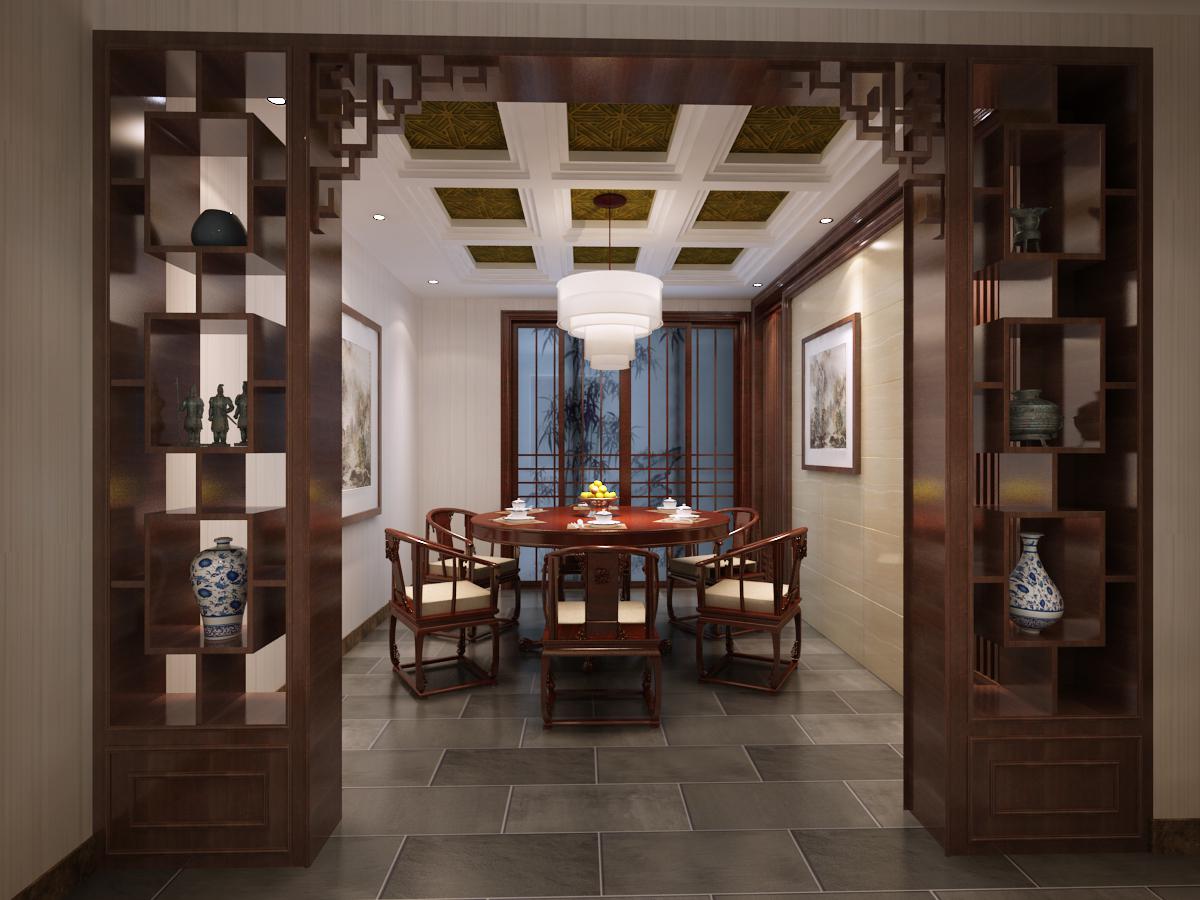 保利·拉菲公館134平新中式風(fēng)格設(shè)計方案