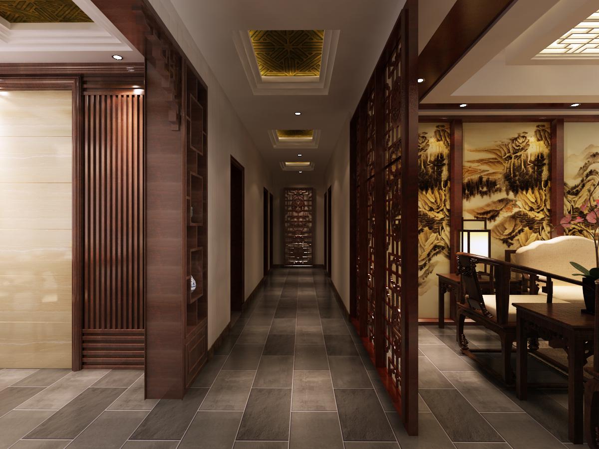 保利·拉菲公館134平新中式風(fēng)格設(shè)計方案