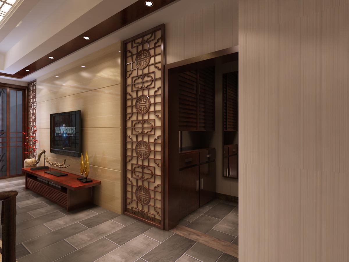 保利·拉菲公館134平新中式風(fēng)格設(shè)計方案