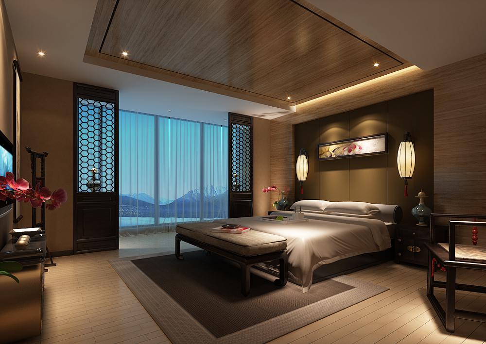 保利·拉菲公館134平新中式風(fēng)格設(shè)計方案