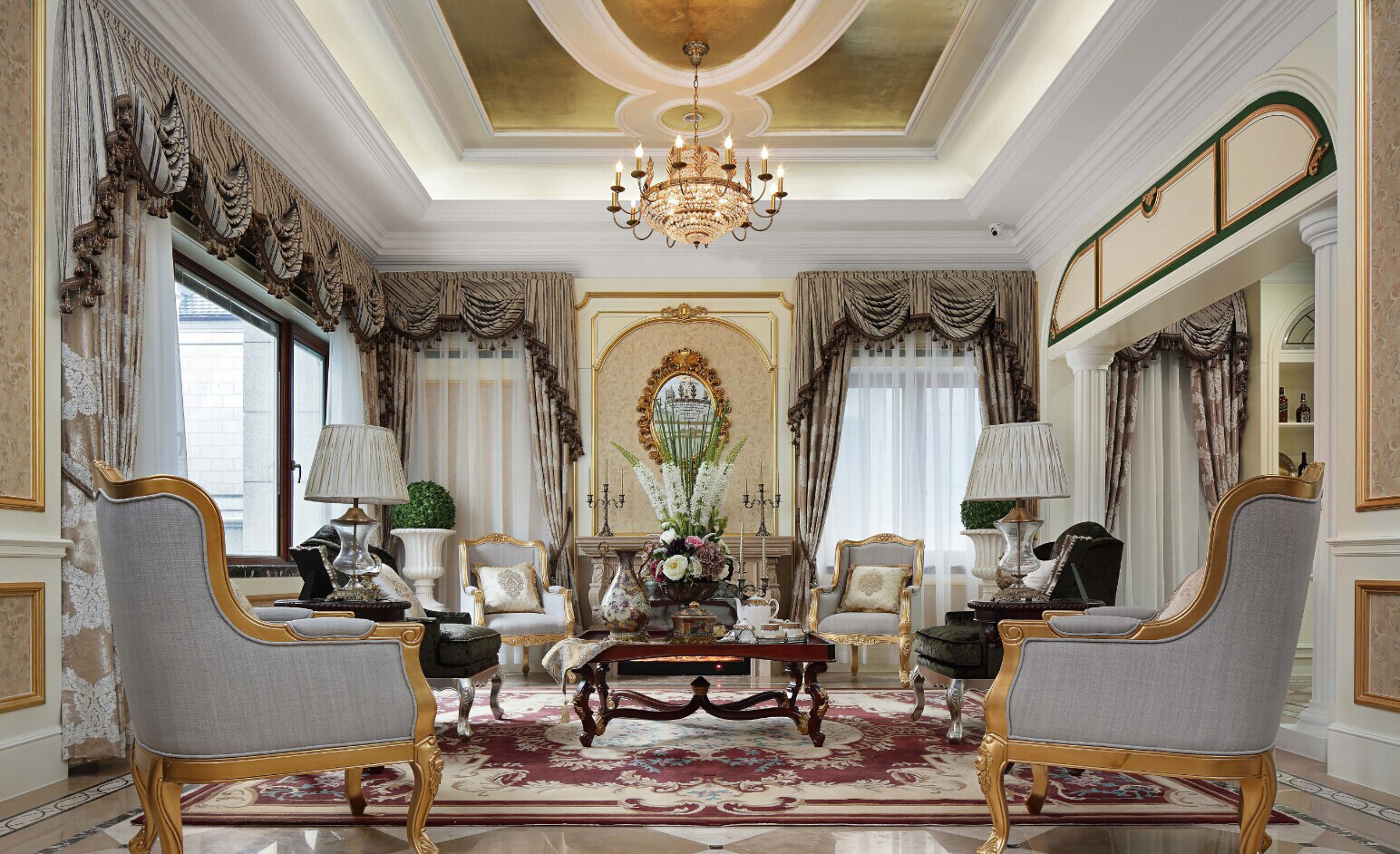 西西安小鎮(zhèn)210平歐式風(fēng)格設(shè)計方案