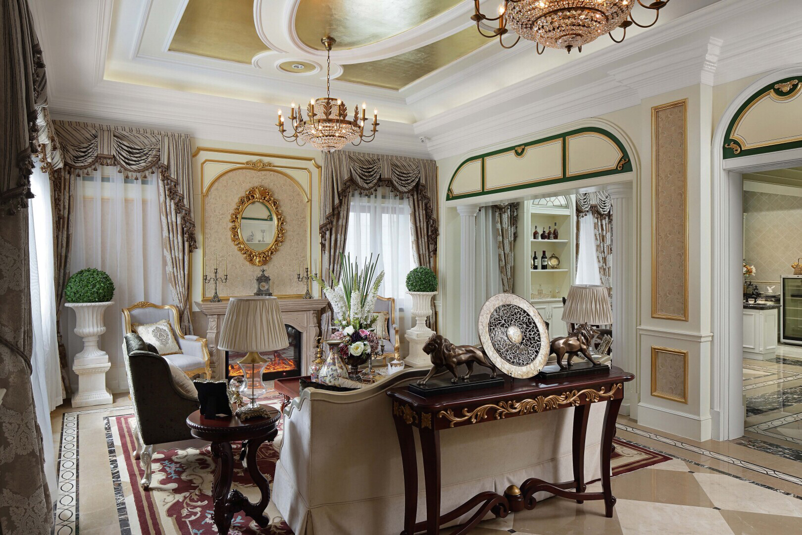 西西安小鎮(zhèn)210平歐式風(fēng)格設(shè)計方案