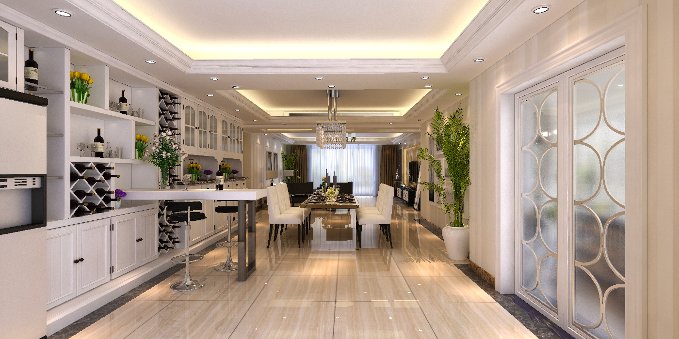 綠地九號官邸180平簡約風(fēng)格設(shè)計(jì)方案