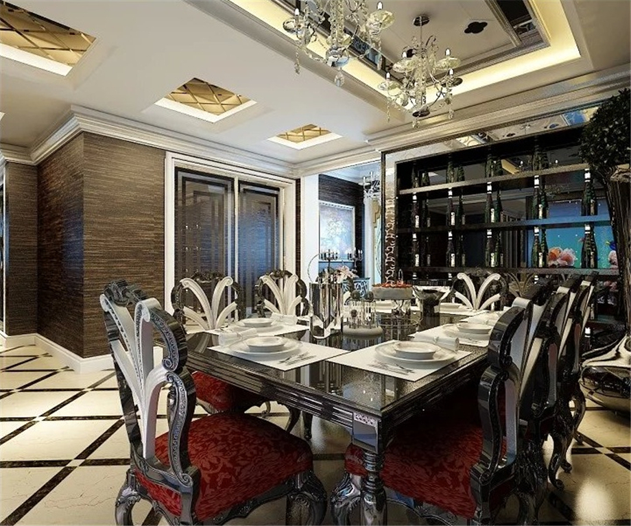 鴻基紫韻220平后現(xiàn)代風(fēng)格設(shè)計(jì)方案