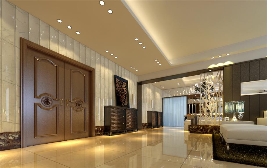 高科新花園140平簡約風格方案設計