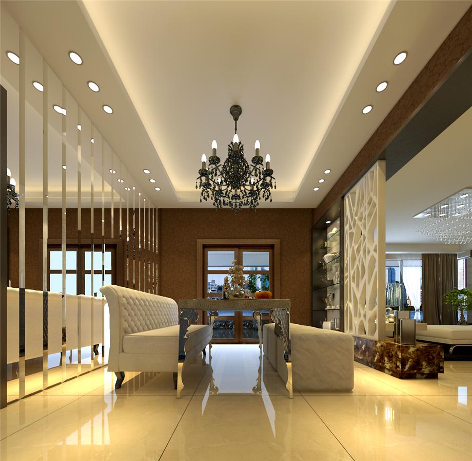 高科新花園140平簡約風格方案設計