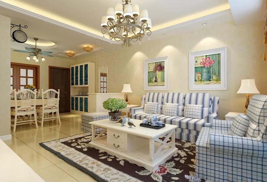 榮華北經(jīng)城127平地中海風(fēng)格設(shè)計(jì)方案