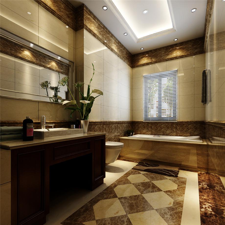 咸陽市政府小區(qū)160平歐式風格設計方案