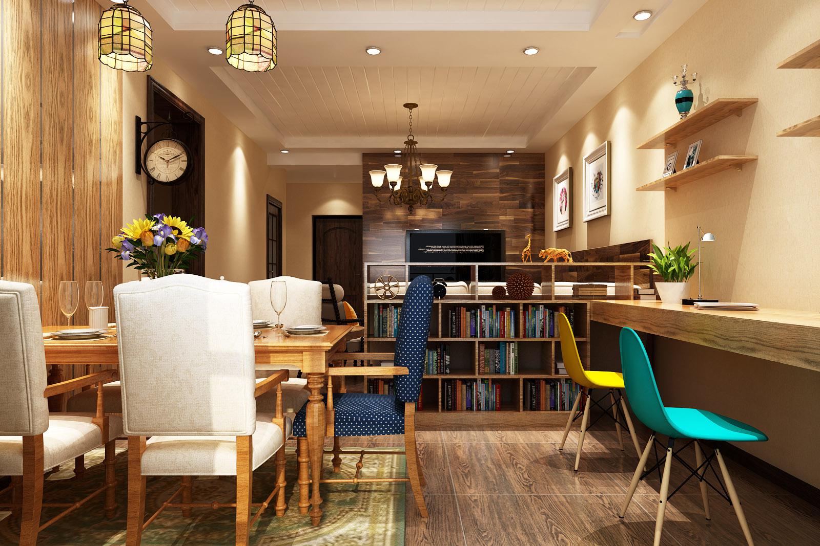 綠地城120平田園風(fēng)格設(shè)計(jì)方案