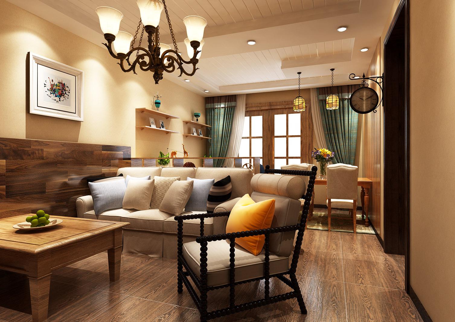 綠地城120平田園風(fēng)格設(shè)計(jì)方案