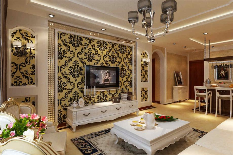 浐灞半島92平米簡歐風(fēng)格設(shè)計(jì)方案